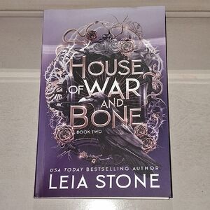 House of War and Bone by Leila Stone - Purple Cover
